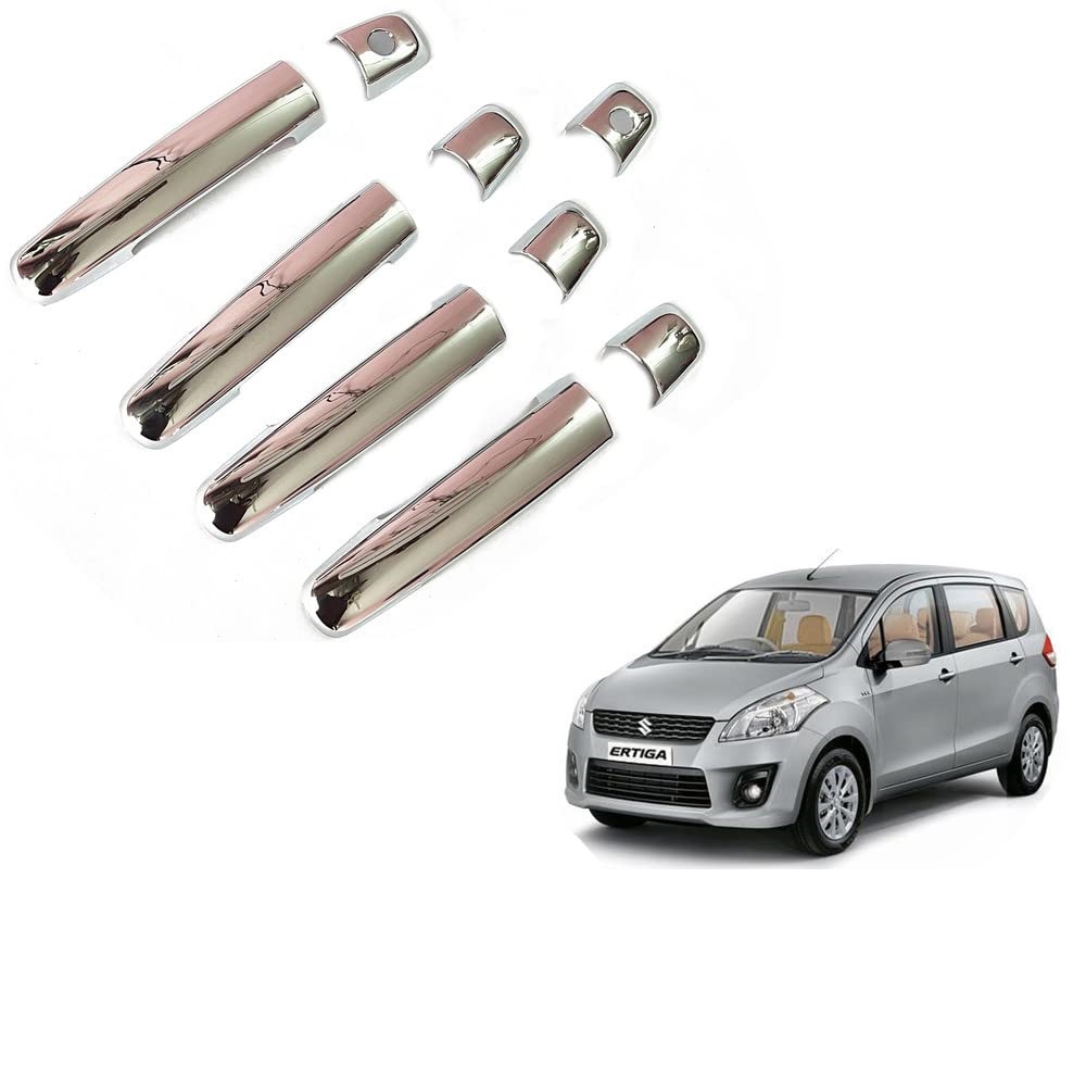 Door Handle Chrome Cover Compatible With Maruti Ertiga Old