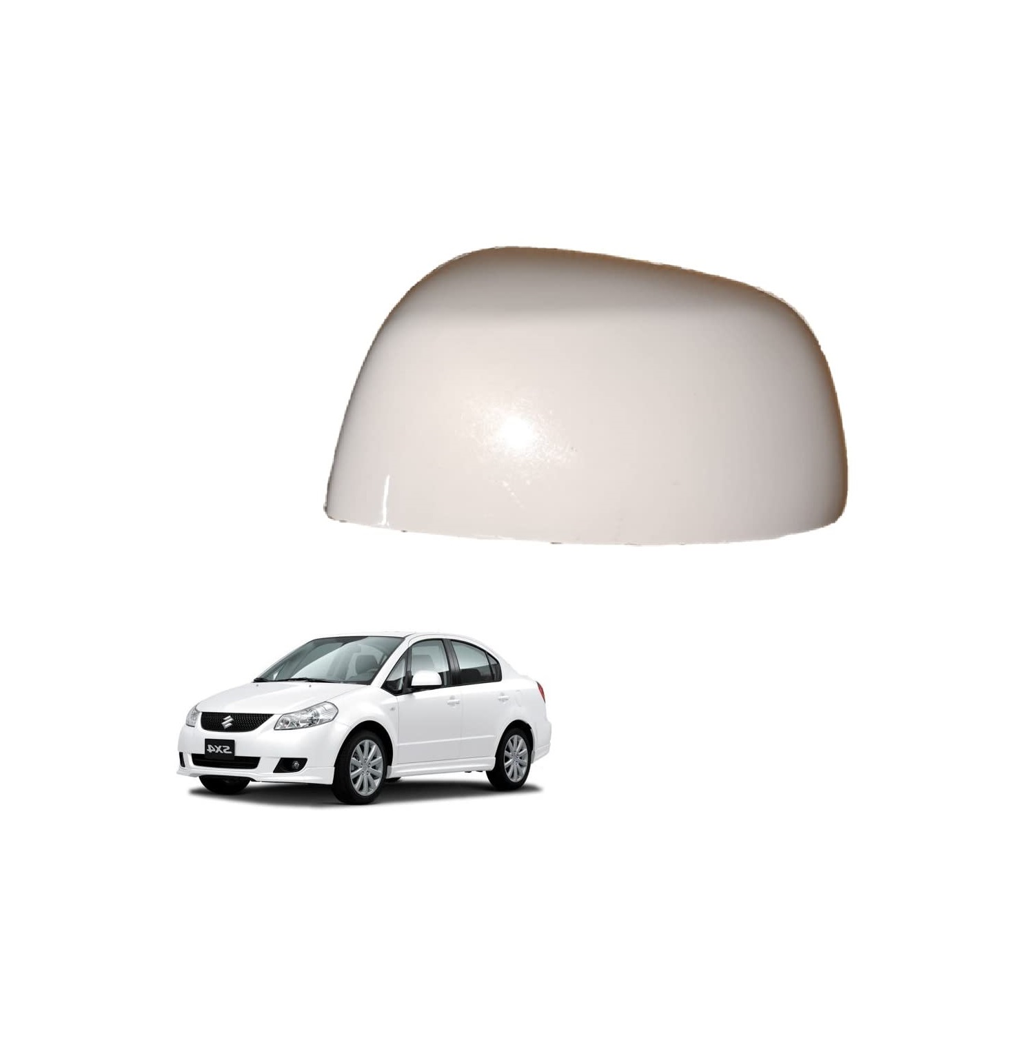 Side Mirror Cover without Indicator Type for Maruti SX4 2006-2012 Model Type 1 (LEFT PASSENGER SIDE)