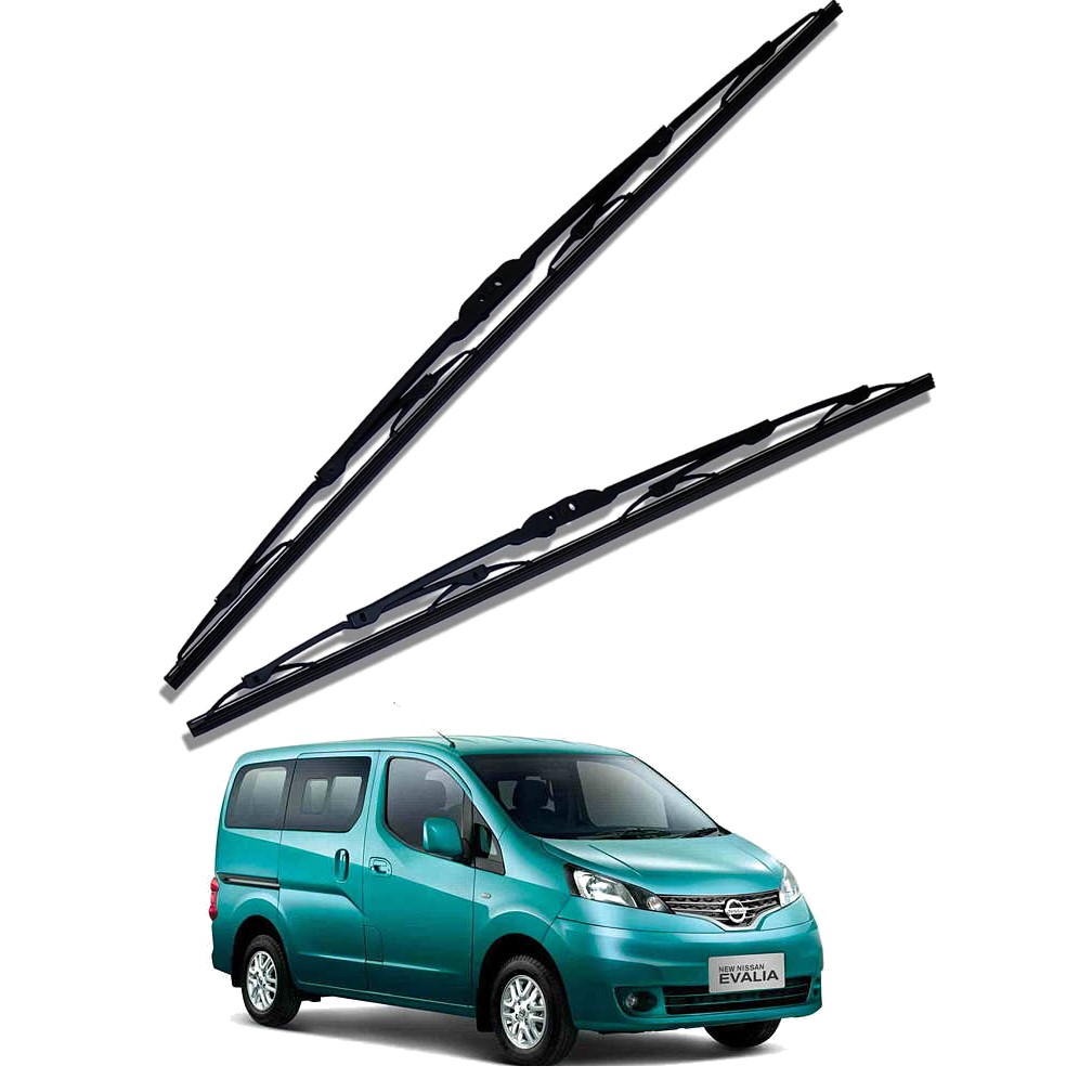 Front Windscreen Replacement Wiper Blades (22'/16') Compatible With Nissan Evalia 2012-2015