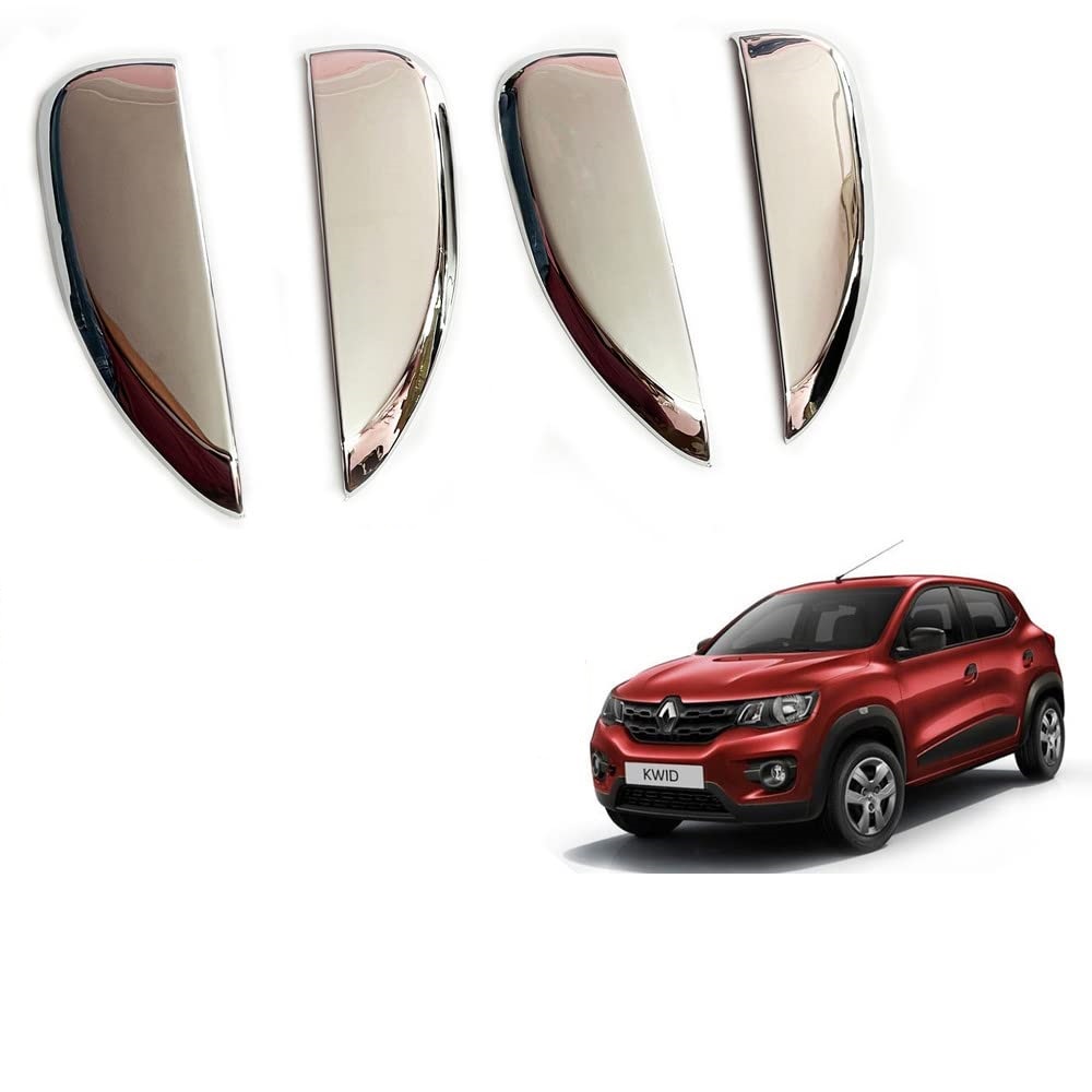 Door Handle Chrome Cover Compatible With Renault Kwid 