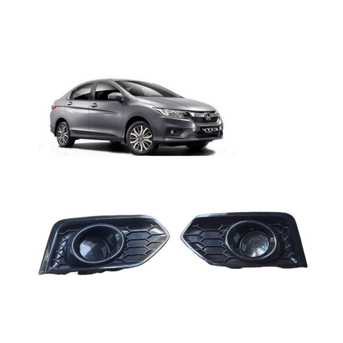 Fog Lamp Cover/Grill O.E Type Compatible With Honda City Type 8 - 2017 ( Set Front Right and Left Side)