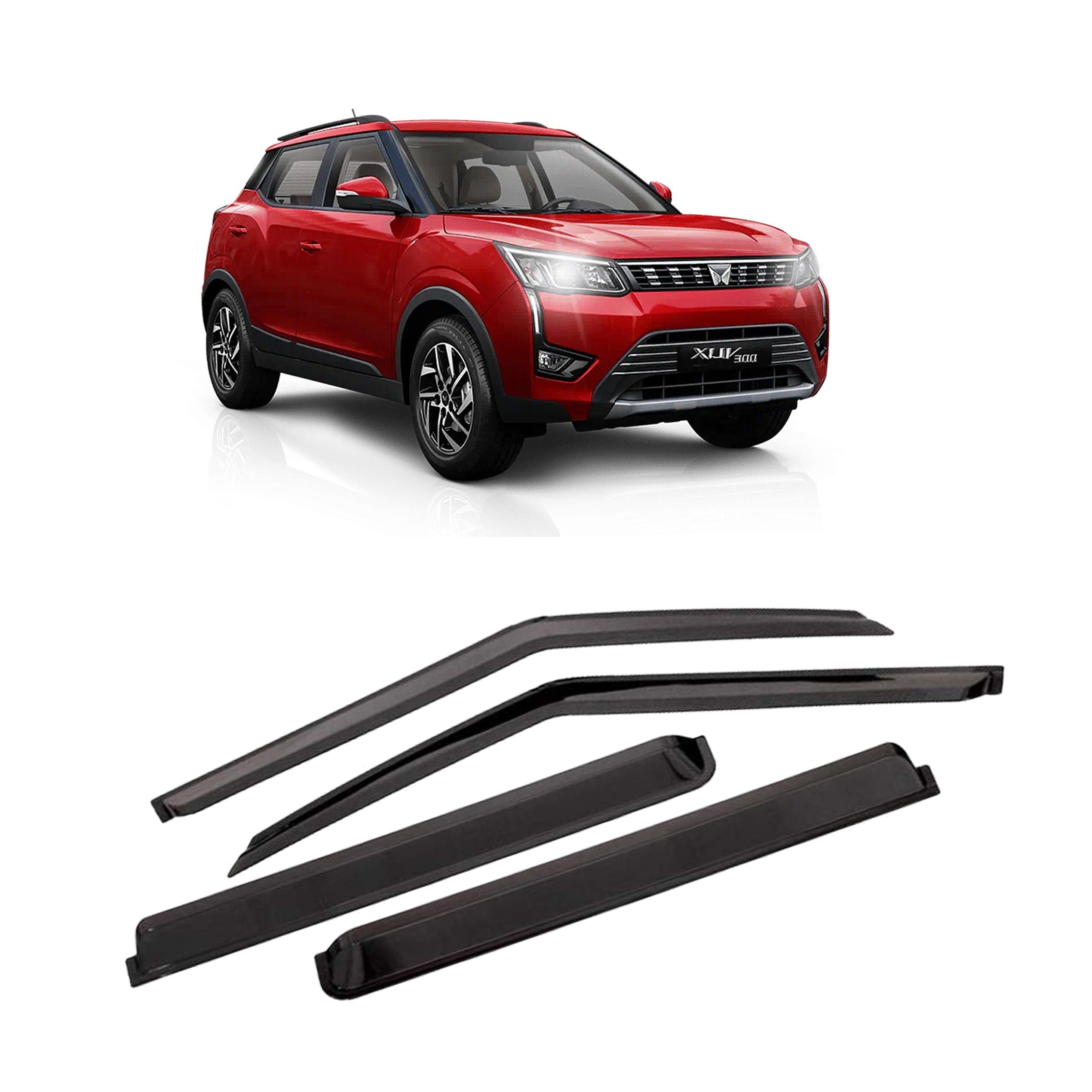 Car Window Rain Door Visor Compatible With Mahindra XUV300