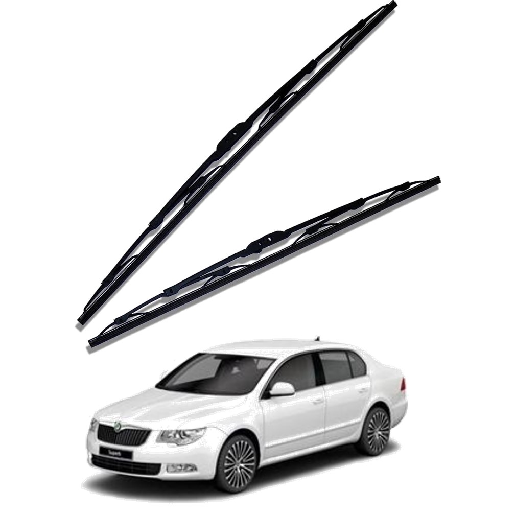 Front Windscreen Replacement Wiper Blades (24'/18') Compatible With SKODA SUPERB 2008-2016