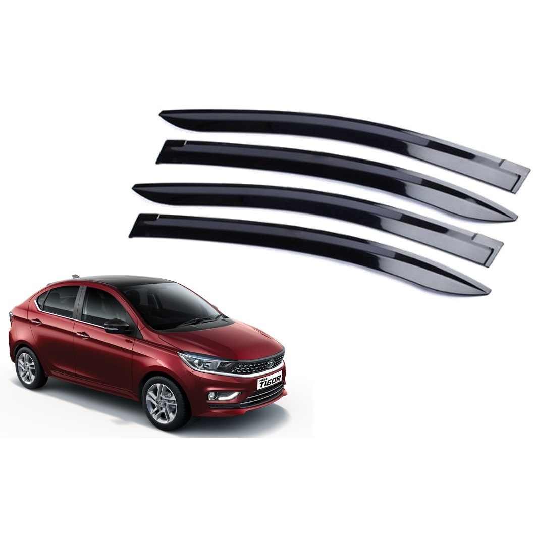 Car Window Rain Door Visor Compatible With Tata Tigor 