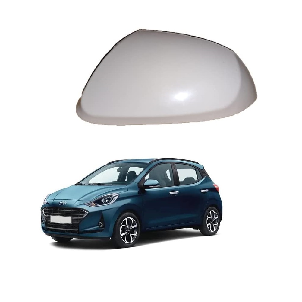 Side Mirror Cover for Hundai Xcent 2014-2022 Model -White (LEFT PASSENGER SIDE)