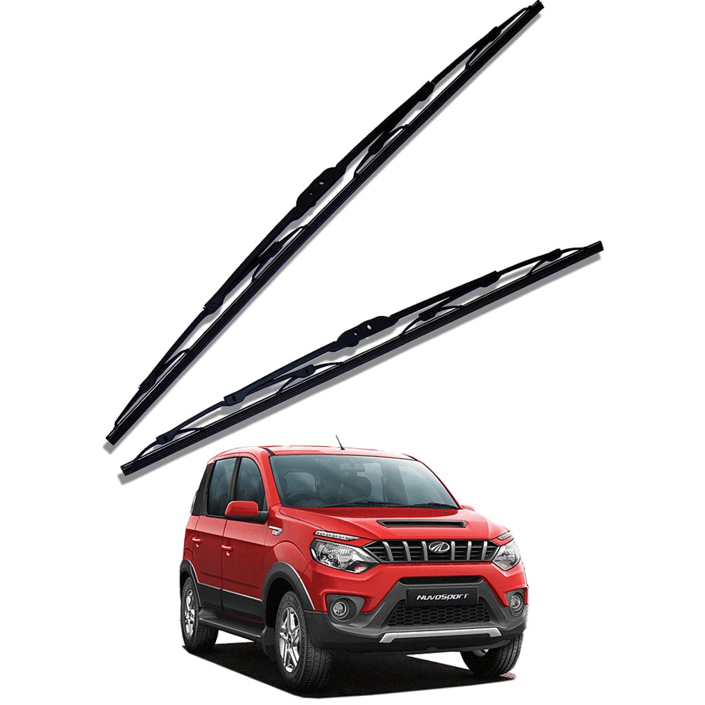 Front Windscreen Replacement Wiper Blades (24'/20') Compatible With Mahindra NUVOSPORT