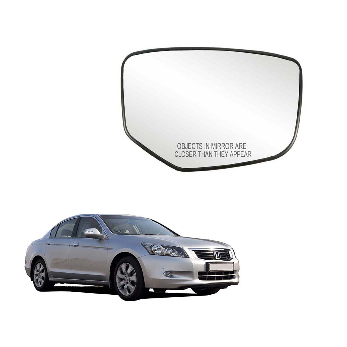 Car Right Side View Mirror Glass For Honda Accord 2008 To 2013 Model Type-3