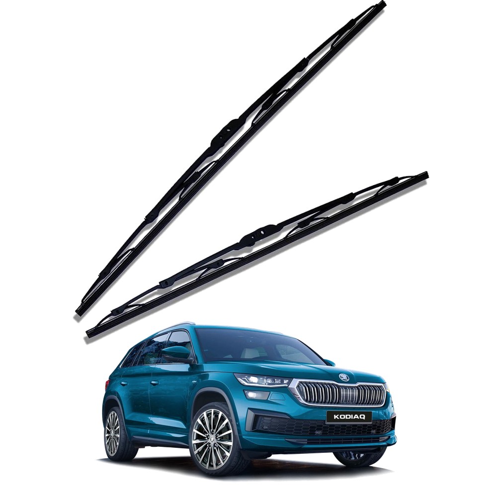 Front Windscreen Replacement Wiper Blades (24'/21') Compatible With SKODA KODIAQ