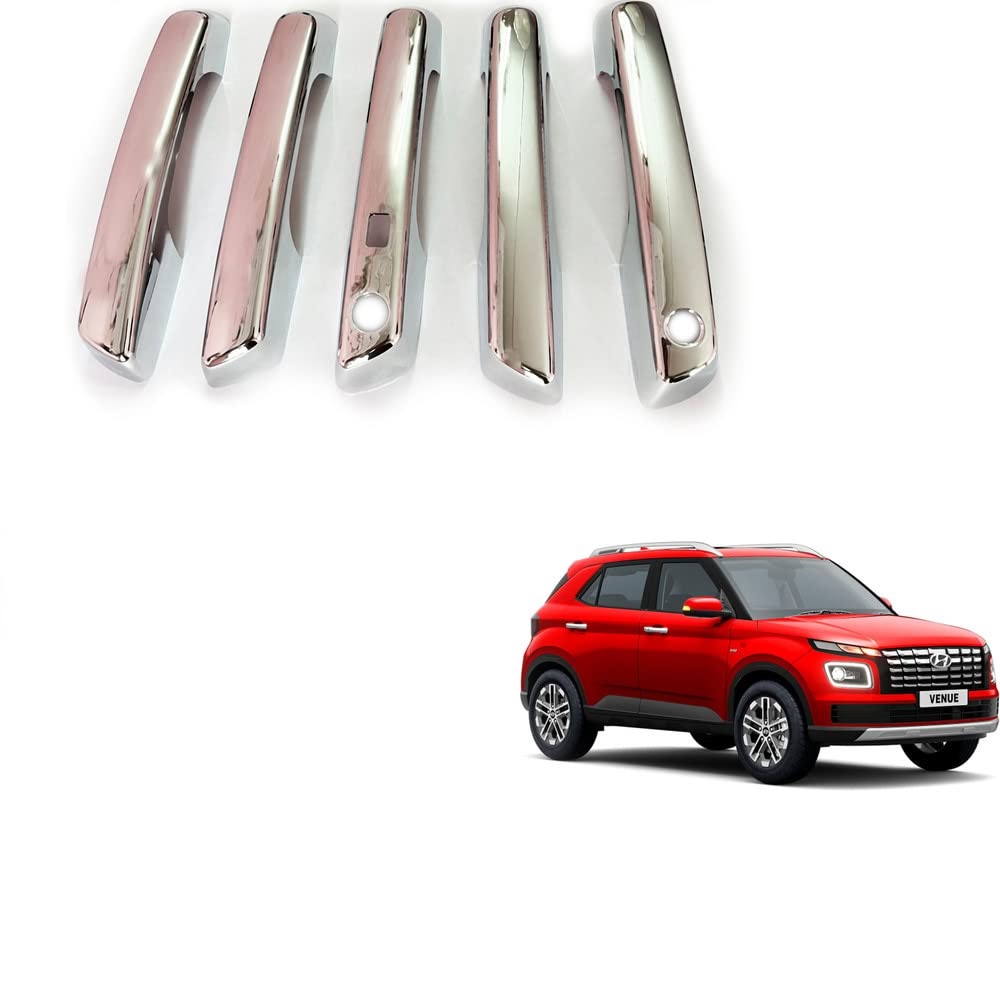 Door Handle Chrome Cover Compatible With Hyundai Venue 2022