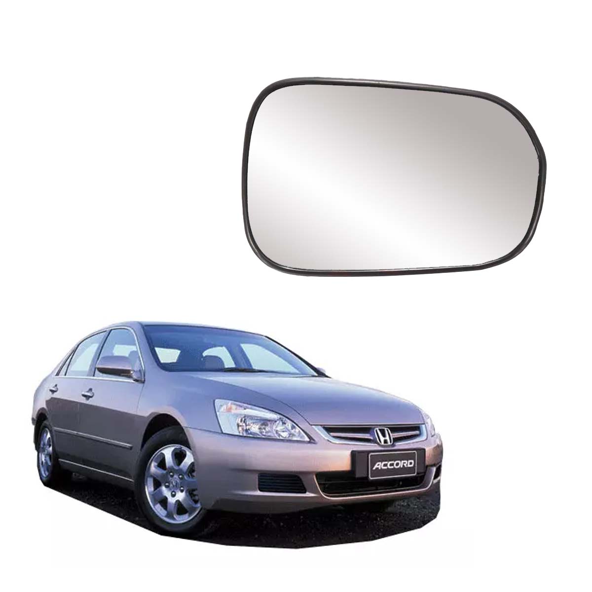 Car Right Side View Mirror Glass For Honda Accord 2003 To 2008 Model Type-2