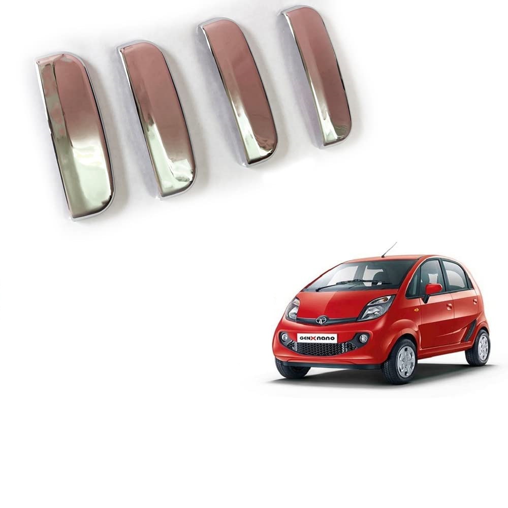 Door Handle Chrome Cover Compatible With Tata Nano Genx