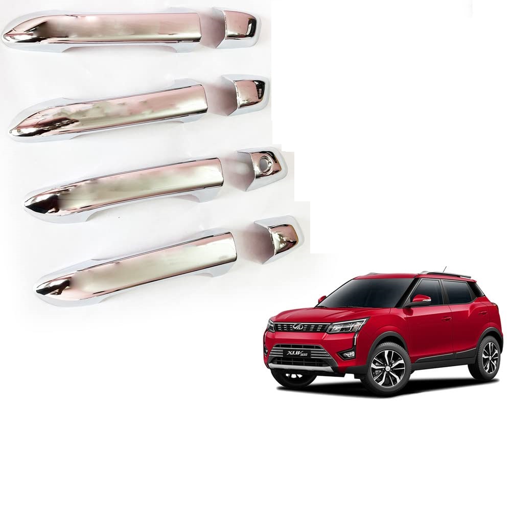 Door Handle Chrome Cover Compatible With Mahindra XUV 300