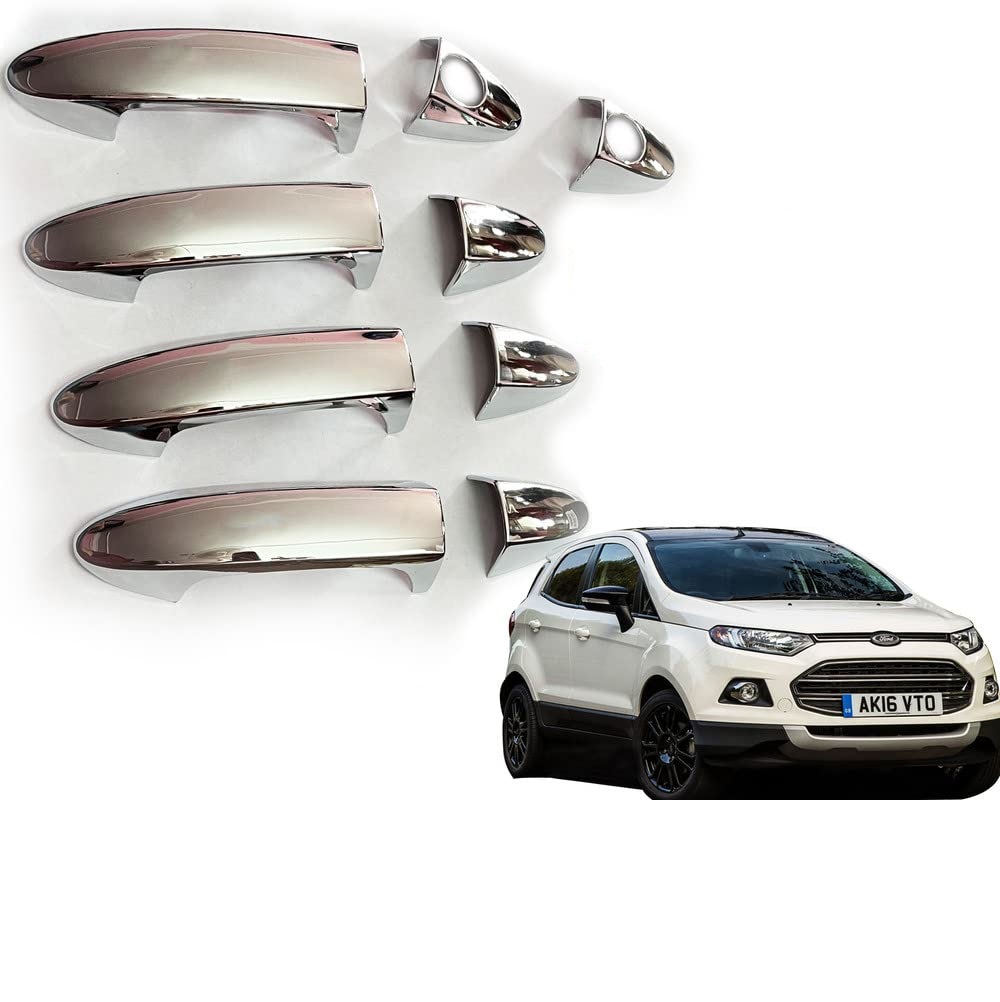 Door Handle Chrome Cover Compatible With Ford Ecosport Old