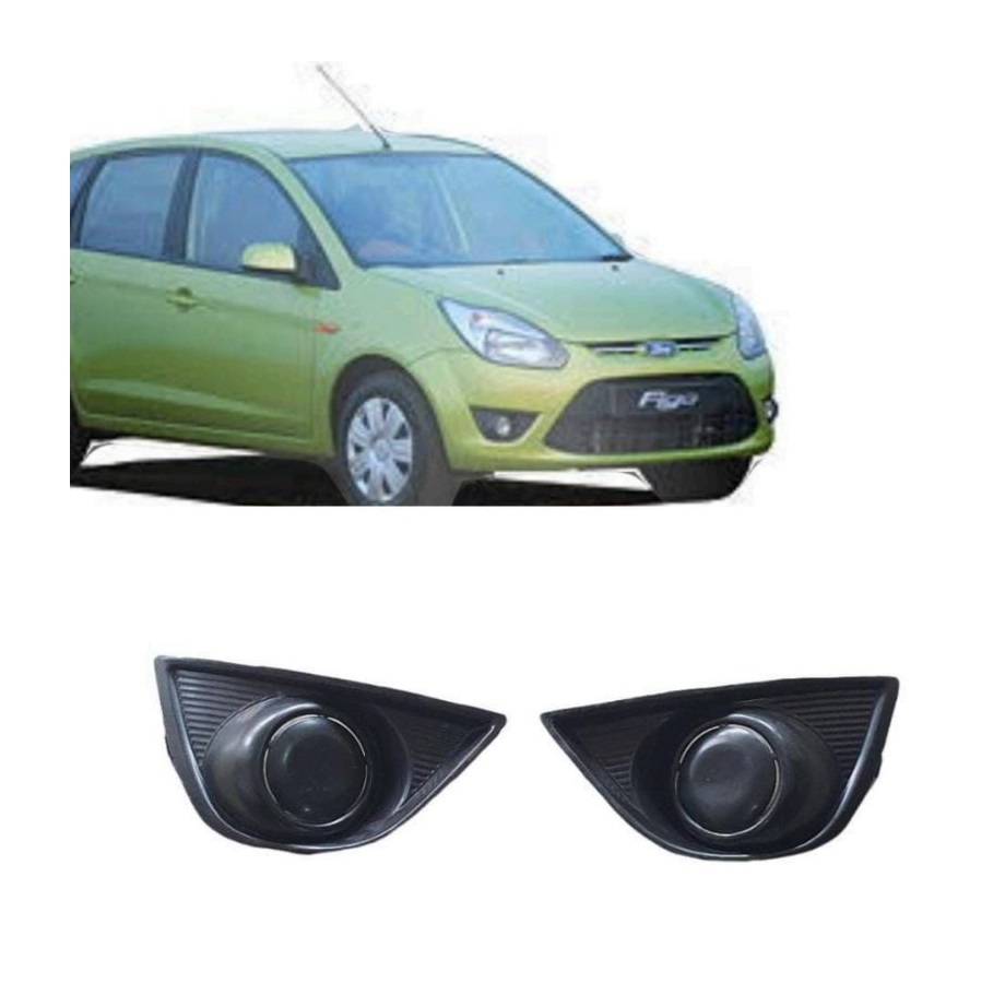 Fog Lamp Cover/Grill O.E Type Compatible With Ford Figo Type 1 ( Set Front Right and Left Side)