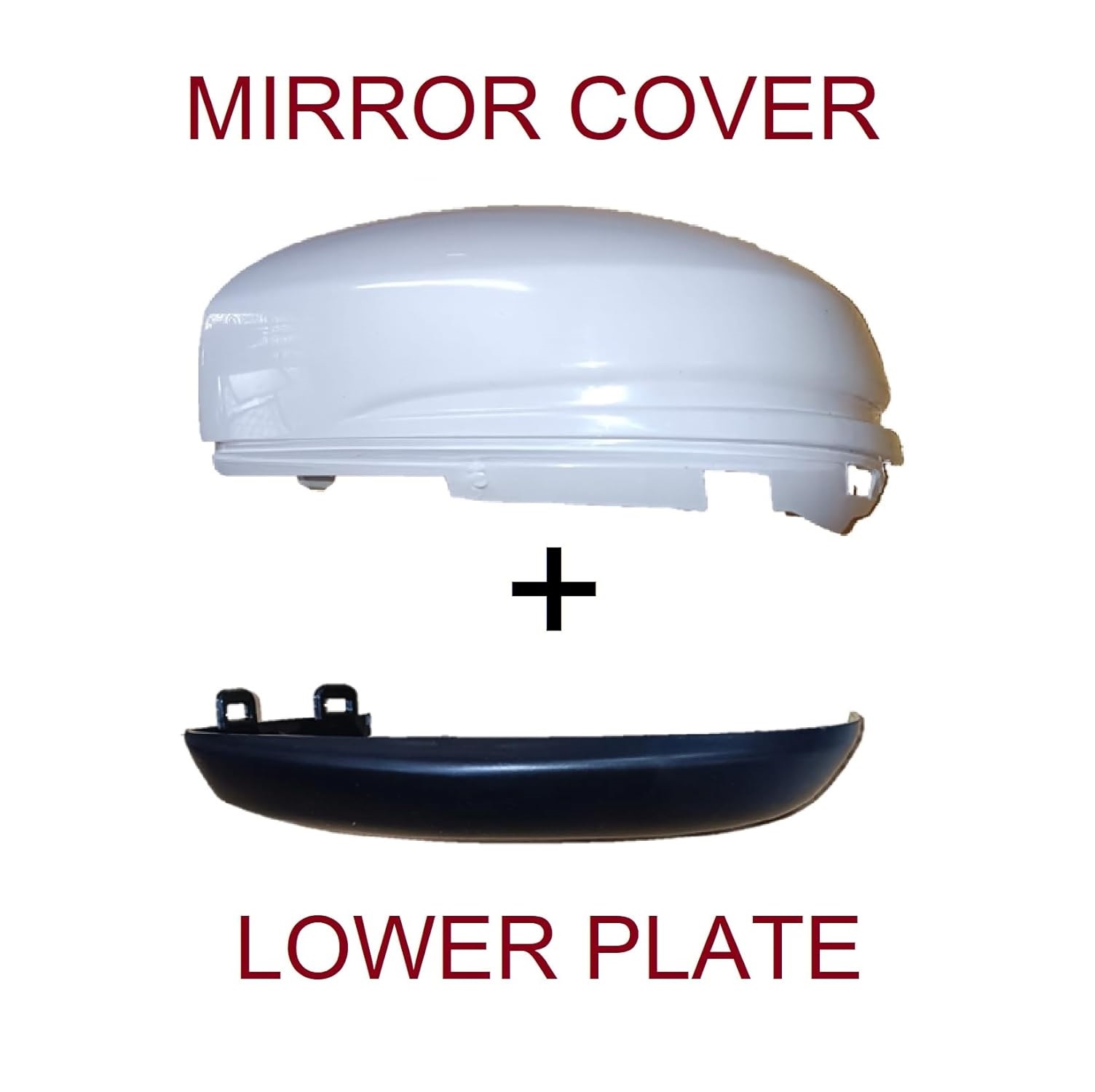 Side Mirror Cover without indicator type compatible with H, Brio 2015-2020 Model -set of 1 (LEFT PASSENGER SIDE)