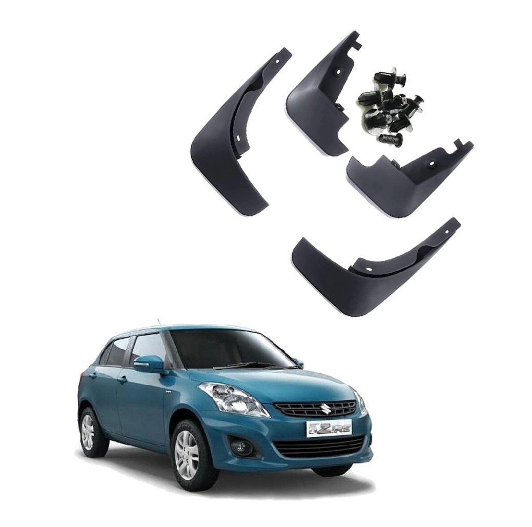 Car Mud Flap/Guard Compatible With Maruti Swift Dzire 2012-2015