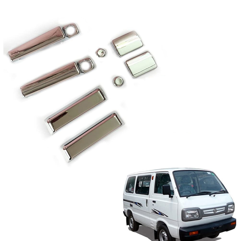 Door Handle Chrome Cover Compatible With Maruti Omni