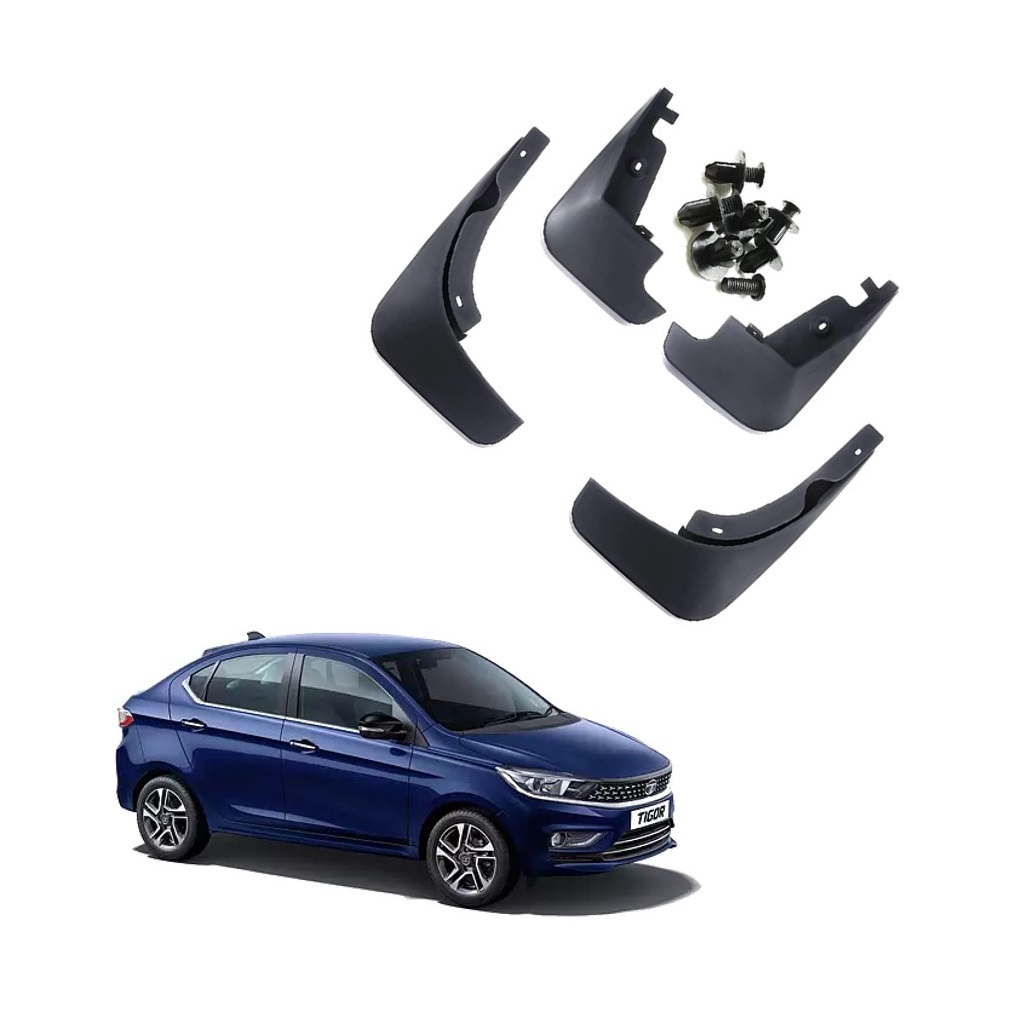 Car Mud Flap/Guard Compatible With Tata Tigor