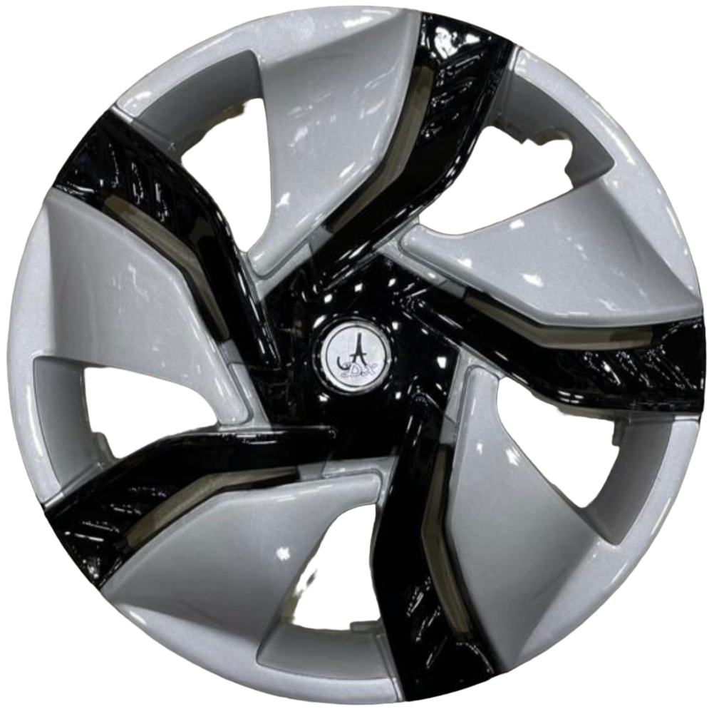 Car Universal Wheel Cover / HubCaps Black and Silver Colour (RELAYDC14) Compatible With - ALL 14 INCHES RIM SIZE