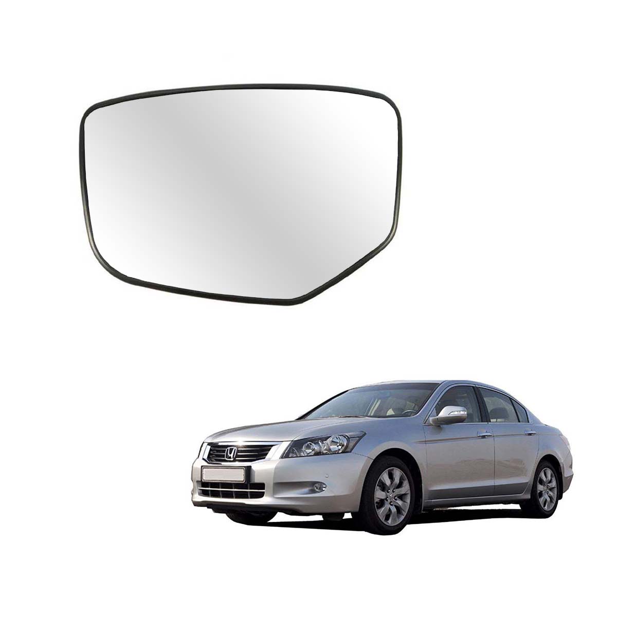 Car Left Side View Mirror Glass For Honda Accord 2008 To 2013 Model Type-3