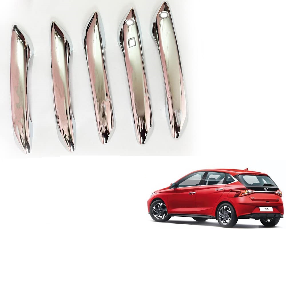 Door Handle Chrome Cover Compatible With Hyundai i20 2020