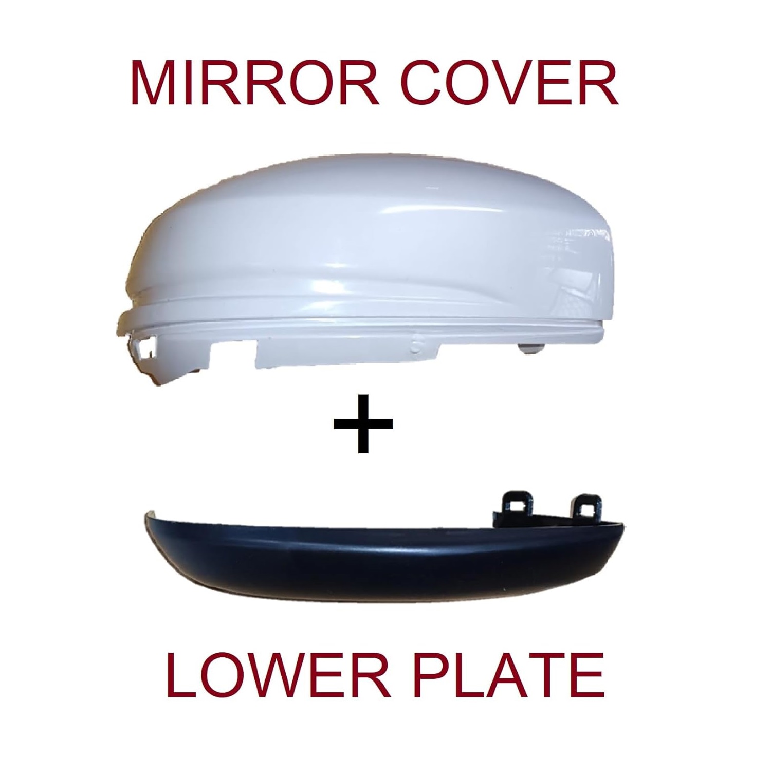 Right Driver Side Mirror Cover (without indcator type) compatible with H. Jazz 2015-2018 Model 2nd Generation-set of 1