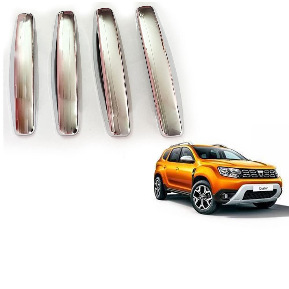 Door Handle Chrome Cover Compatible With Renault Duster 2016