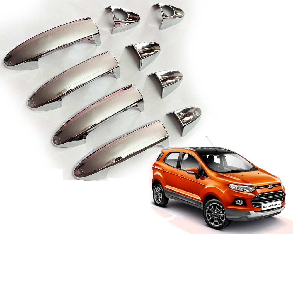 Door Handle Chrome Cover Compatible With Ford Ecosport New