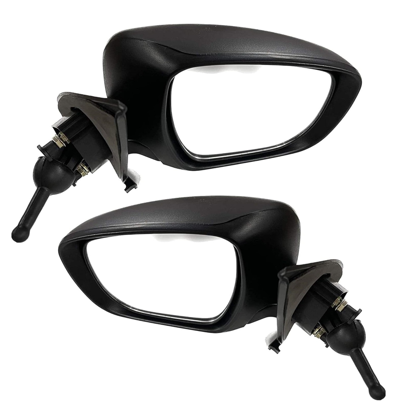 Side Door Mirror Assembly for Maruti Alto K10 Type 2 VX (Right & Left Side) Adjustable (PAIR)(Black) Visit the K D Store