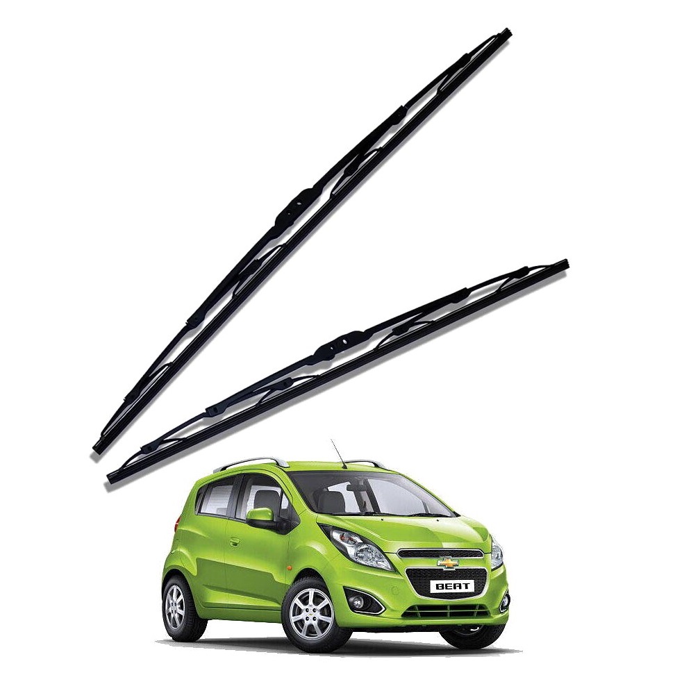 Front Windscreen Replacement Wiper Blades (22'/16') Compatible With Chevrolet BEAT