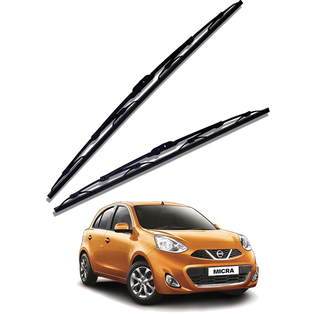 Front Windscreen Replacement Wiper Blades (21'/14') Compatible With Nissan MIcra 2013-2018