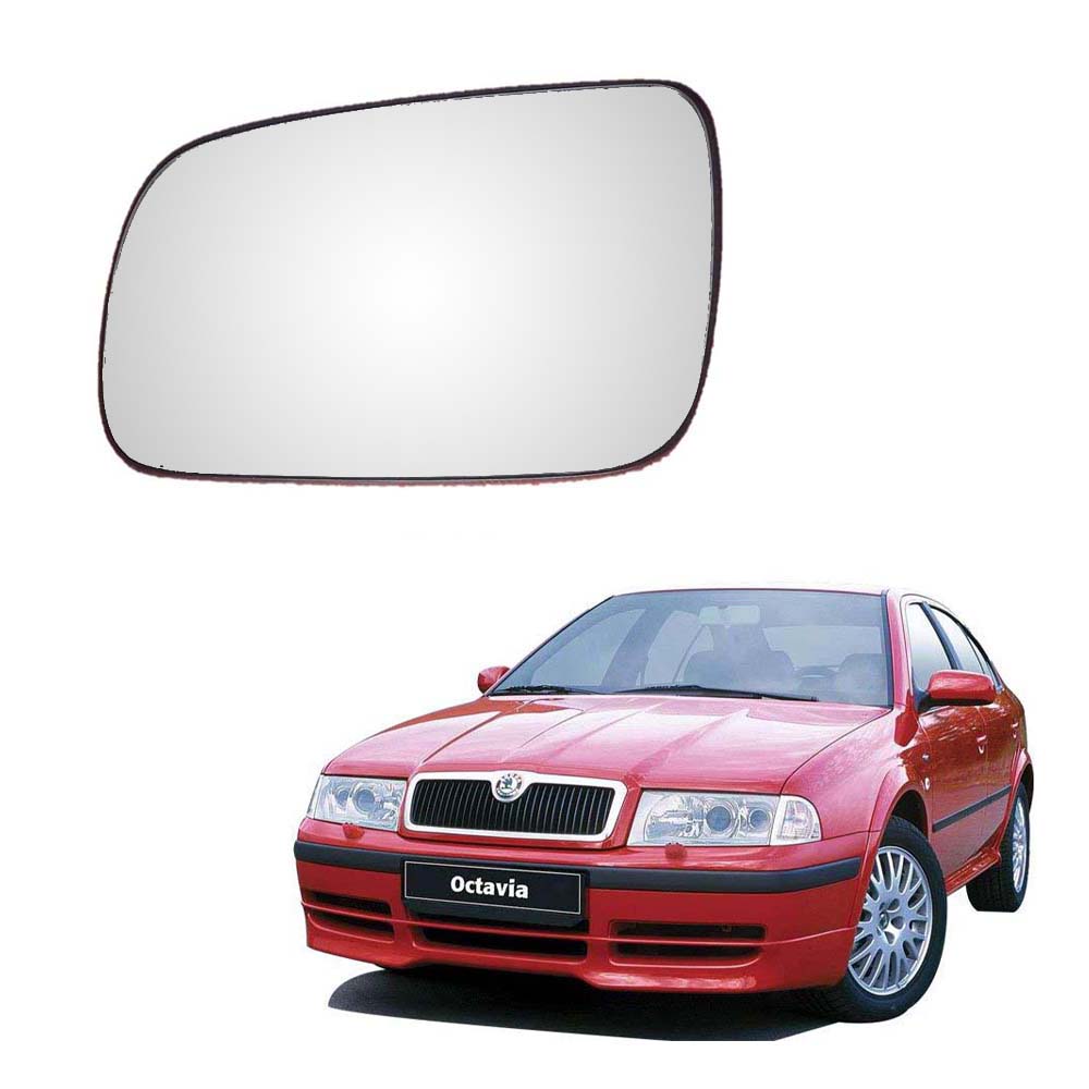 Car Left Side View Mirror Glass For Skoda Octavia 2003 To 2010 old Model Type-1