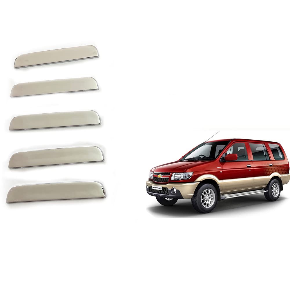 Door Handle Chrome Cover Compatible With Chevrolet Tavera T-2