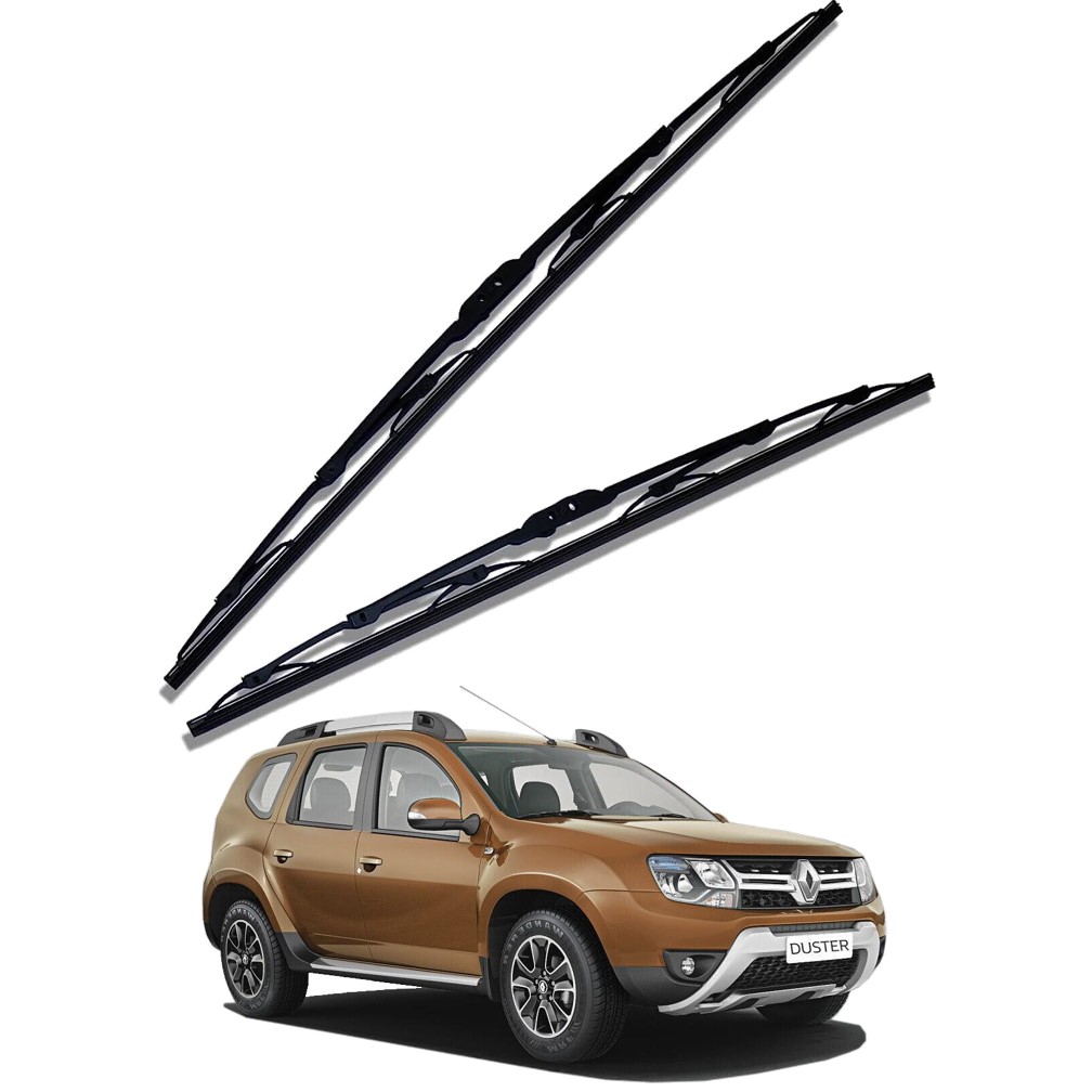 Front Windscreen Replacement Wiper Blades (20'/20') Compatible With Renault Duster 2016-2019