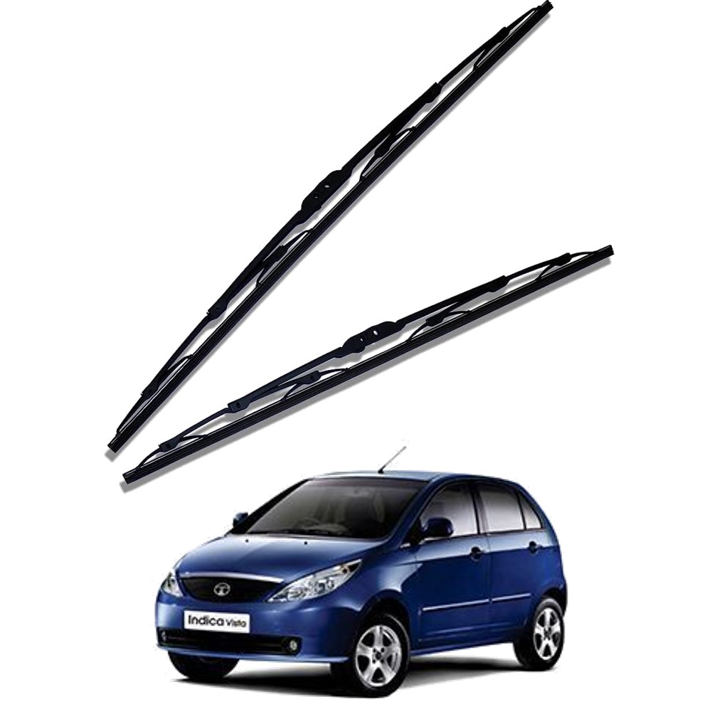 Front Windscreen Replacement Wiper Blades (24'/15') Compatible With TATA INDICA VISTA 2008-2013