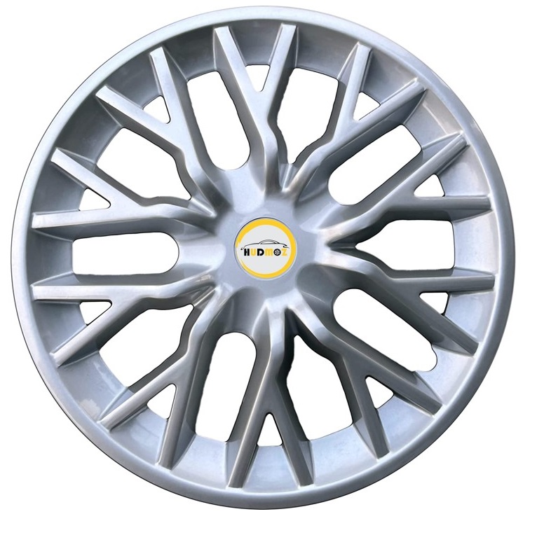 Car Universal Wheel Cover I HubCaps I (Delta Silver) Compatible With (R - 12'' Inches Rim Size)