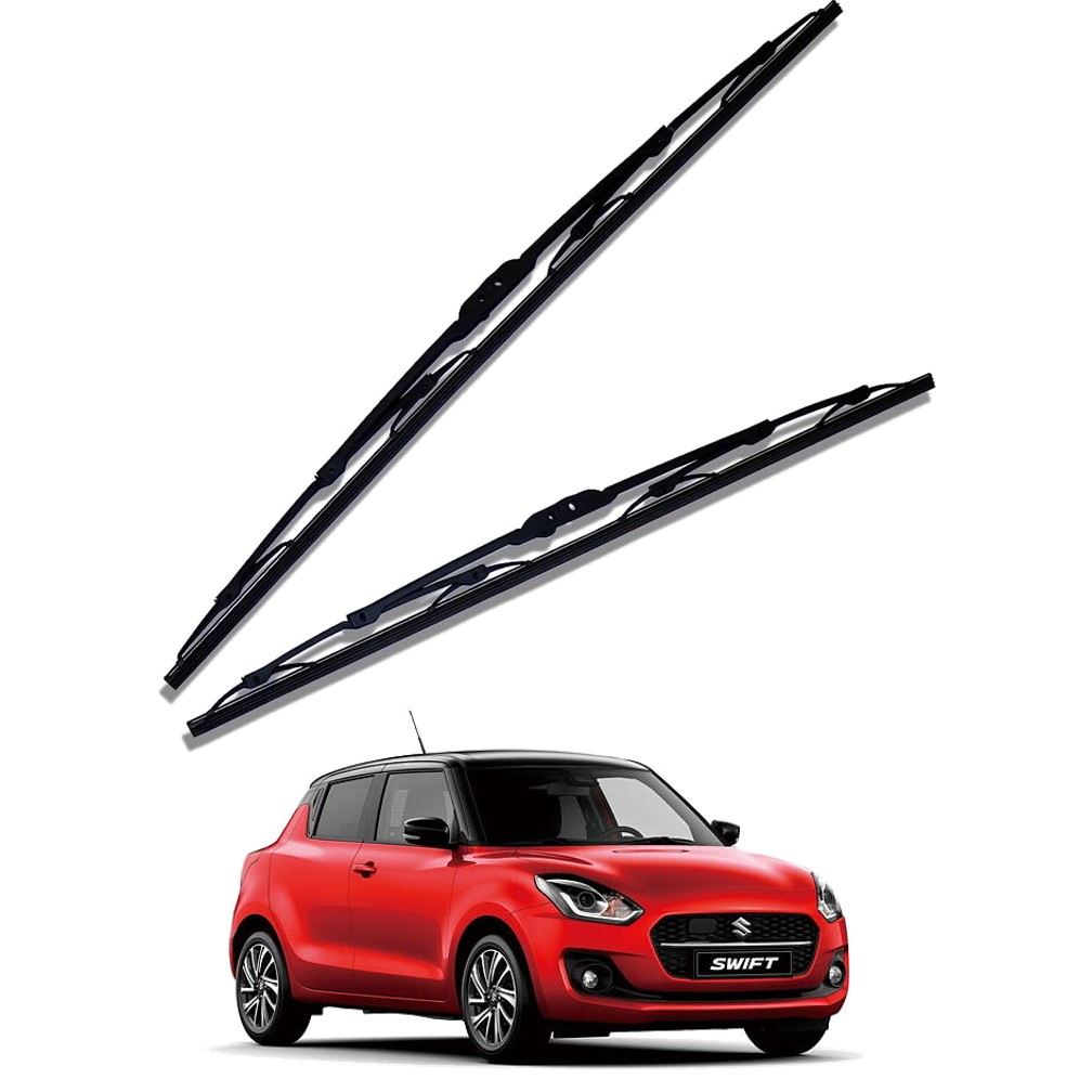 Front Windscreen Replacement Wiper Blades (20'/19') Compatible With Maruti Swift 2021