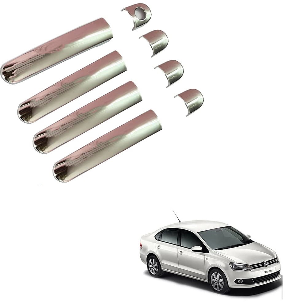 Door Handle Chrome Cover Compatible With VW Vento