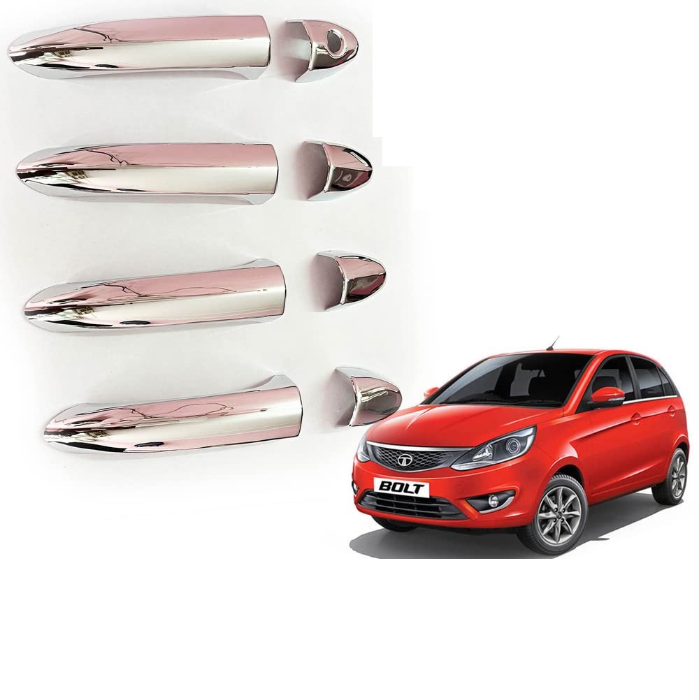 Door Handle Chrome Cover Compatible With Tata Bolt