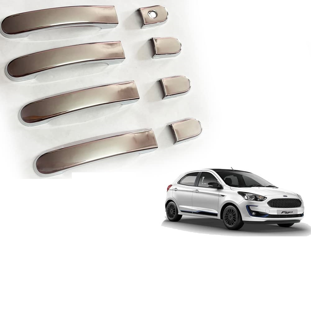 Door Handle Chrome Cover Compatible With Ford Figo 