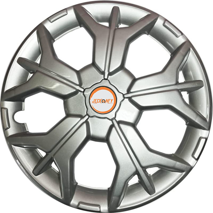 Car Wheel Cover Universal Sharp Silver Color Design Available 12'' 13'' 14'' 15'' inches Size Compatible With - R12 INCH Wheel Size