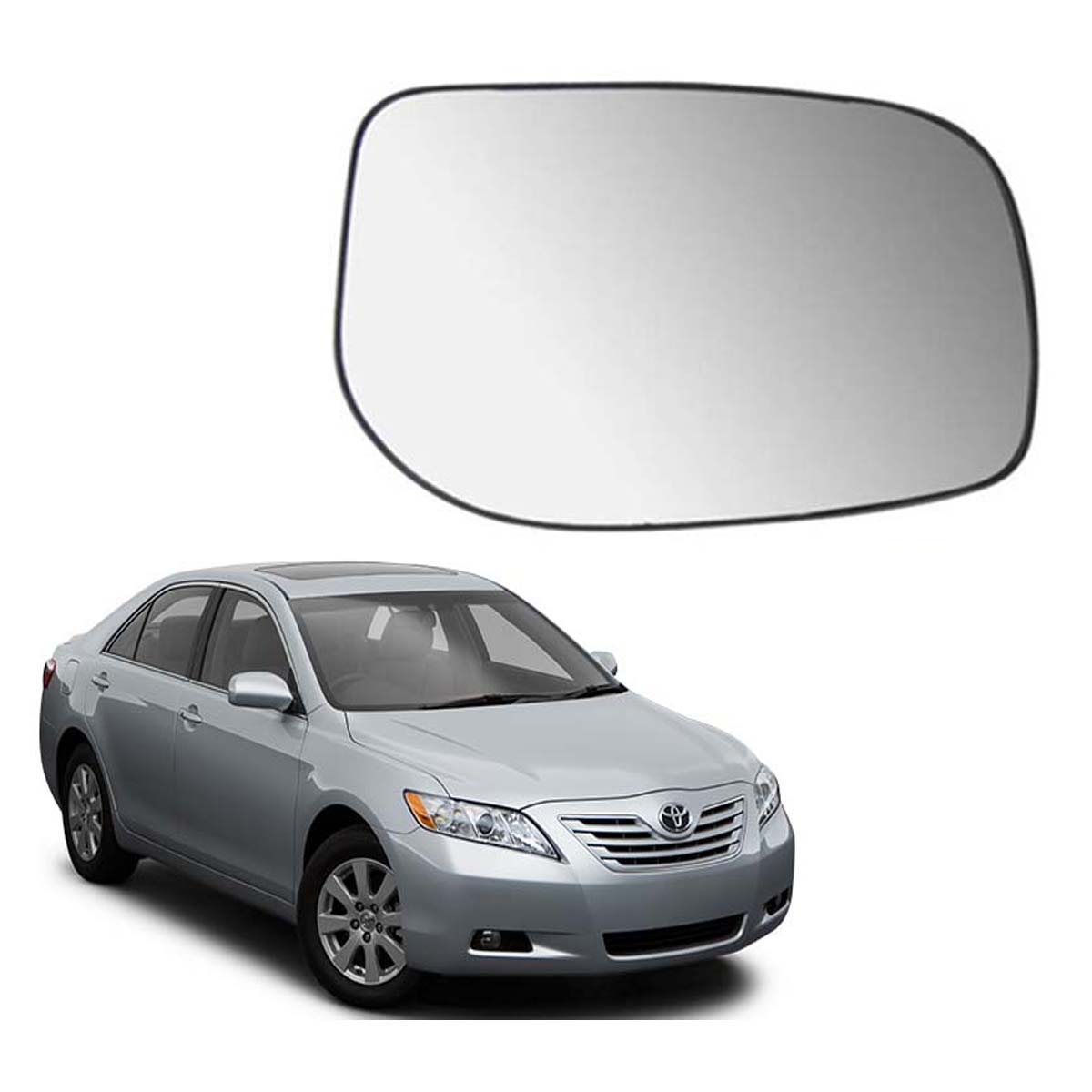 Car Right Side View Mirror Glass For Toyota Camry 2006 To 2011 Model