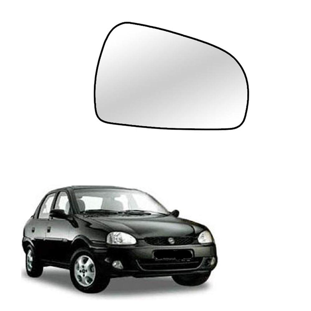 Car Right Side View Mirror Glass For Opel Corsa 2001 To 2006 Model