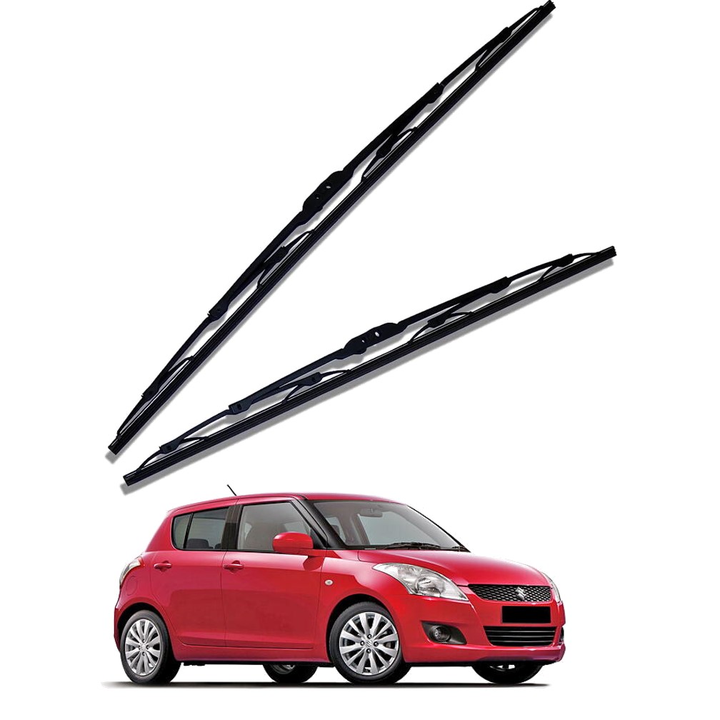 Front Windscreen Replacement Wiper Blades (22'/17') Compatible With Maruti swift 2011-2017