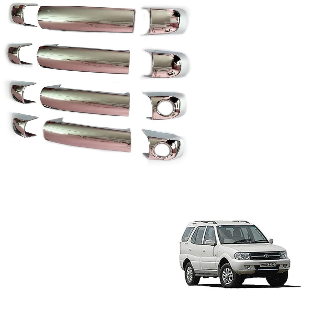 Door Handle Chrome Cover Compatible With Tata Safari strome