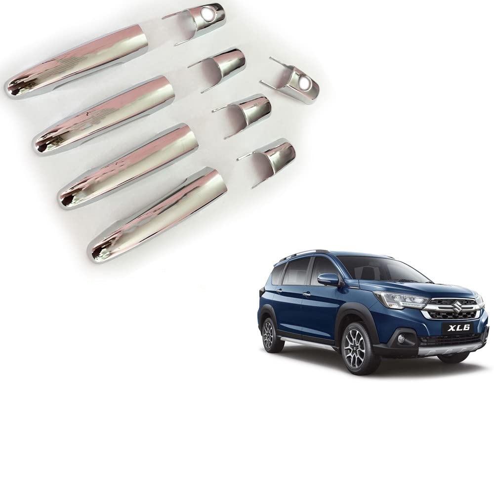 Door Handle Chrome Cover Compatible With Maruti XL6 2022