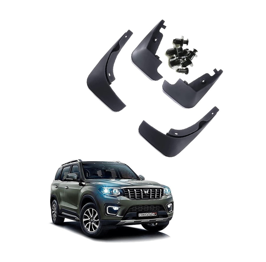 Car Mud Flap/Guard Compatible With Mahindra Scorpio New