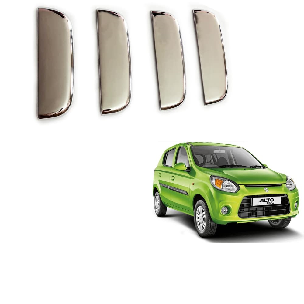 Door Handle Chrome Cover Compatible With Maruti Alto 800 2016