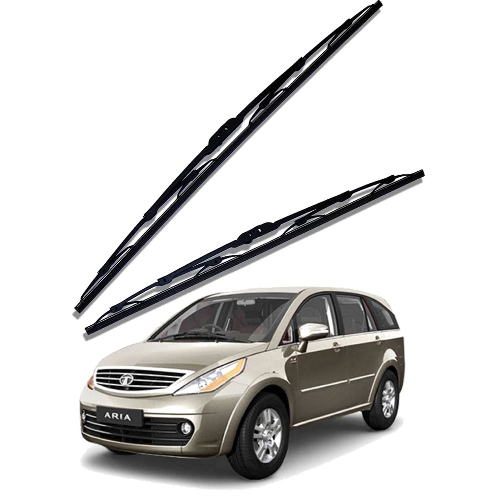 Front Windscreen Replacement Wiper Blades (26'/26') Compatible With TATA ARIA