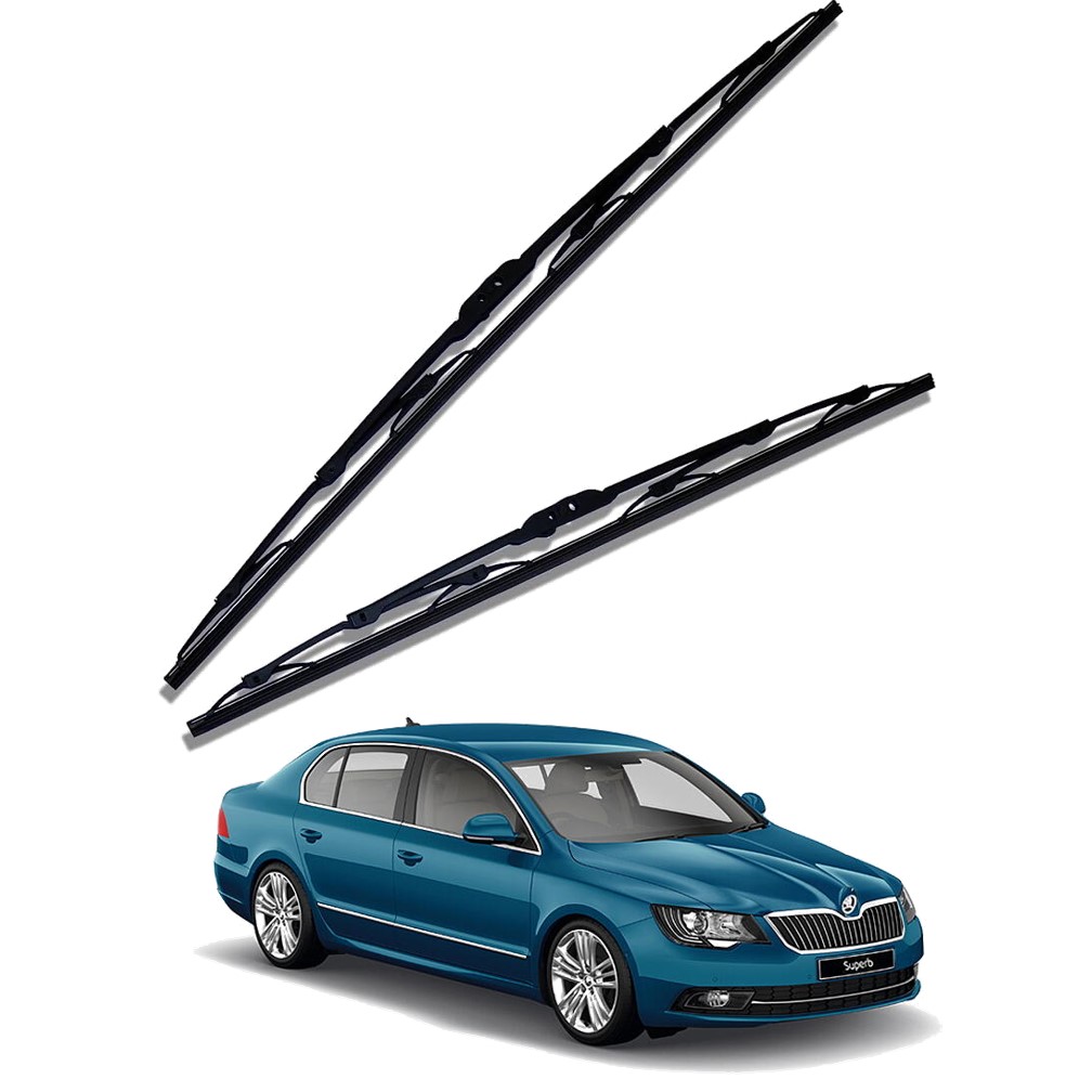 Front Windscreen Replacement Wiper Blades (24'/18') Compatible With SKODA SUPERB 2014-2016